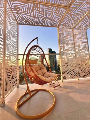 Apartment, Balcony, City View | Balcony view - City Centre Penthouse (Tiranë)