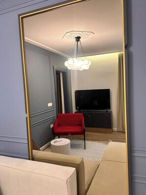 Living area - The Golden Luxury Downtown Two (Tiranë)