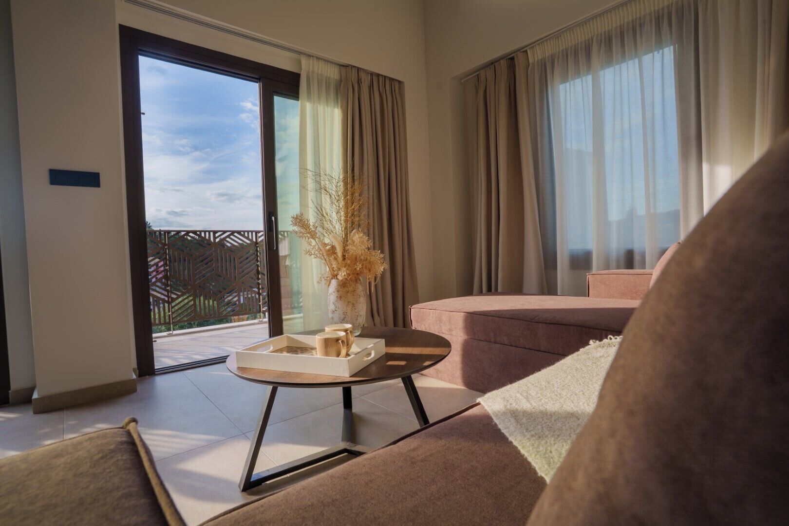 Luksus-suite - 2 soveværelser | Opholdsområde