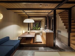 Traditional House, 3 Bedrooms, Kitchen, Garden View | Interior - Mitsuna Machiya House (Kyoto)