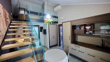 Deluxe Duplex | Living area