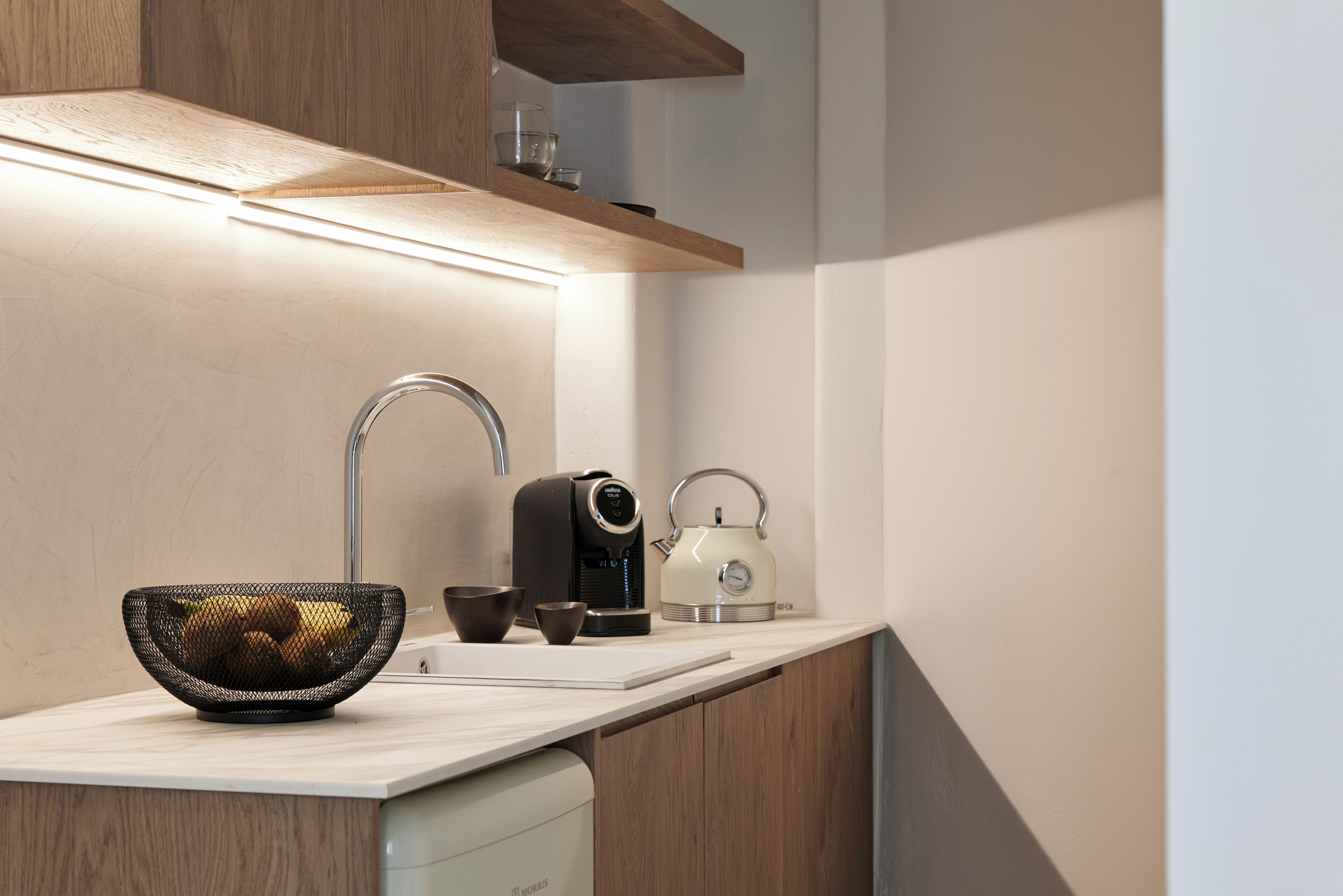 Junior Suite Sea View with Plunge pool | 私人廚房 | 義式濃縮咖啡機、咖啡機/沖茶器