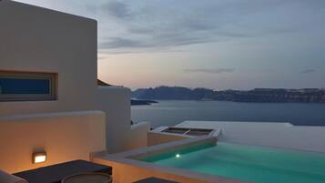 Junior Suite, Sea View | Pool | Seasonal outdoor pool