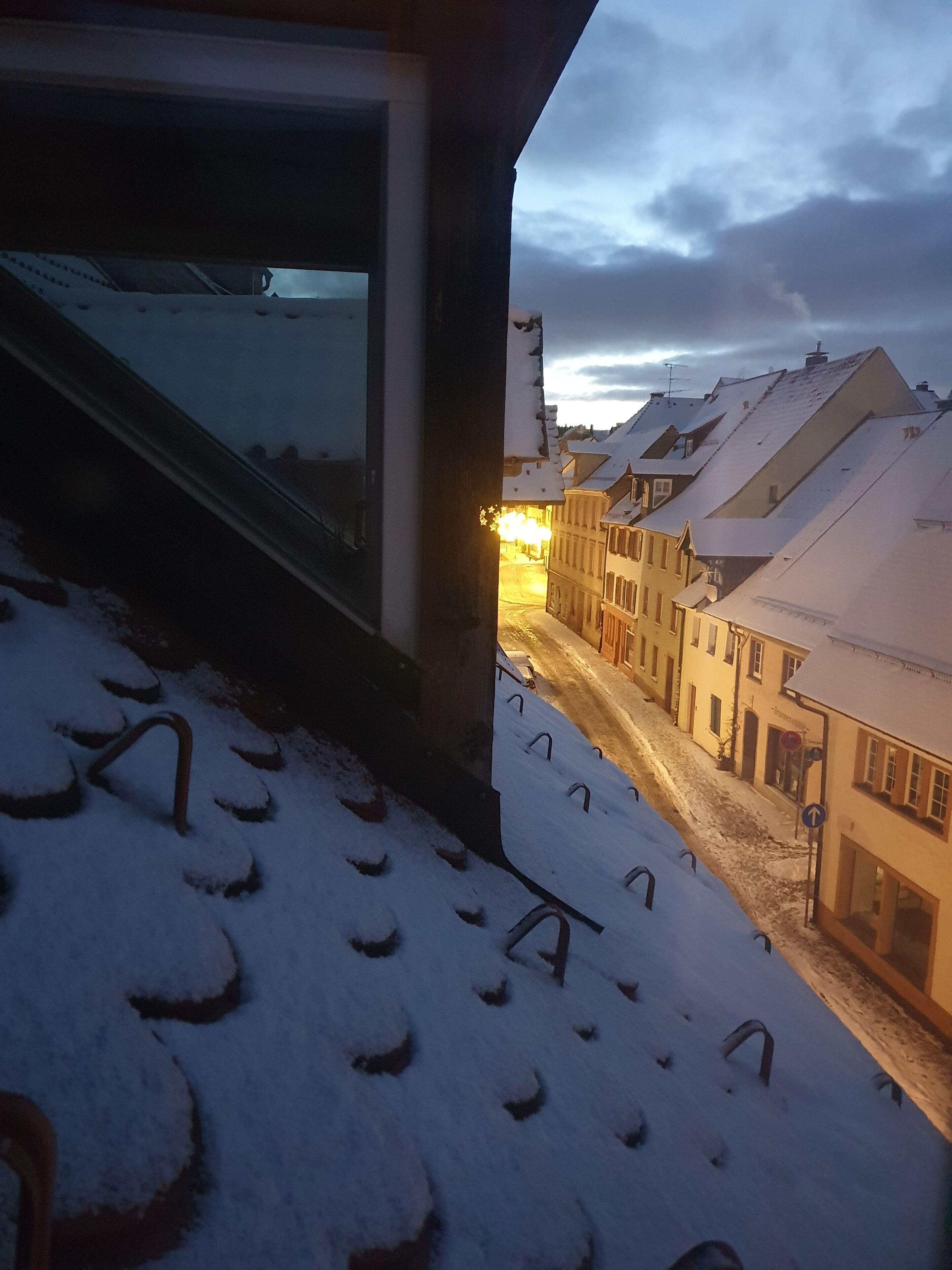 Blick von der Unterkunft