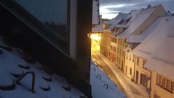 Blick von der Unterkunft