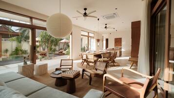 Villa, 5 habitaciones, piscina privada | Interior