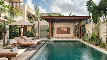 Villa, 5 habitaciones, piscina privada | Vistas al jardín