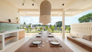 Villa, 4 habitaciones, piscina privada | Restauración