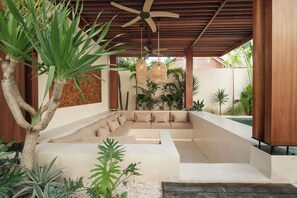 Villa, 5 Schlafzimmer, eigener Pool | Terrasse/Patio