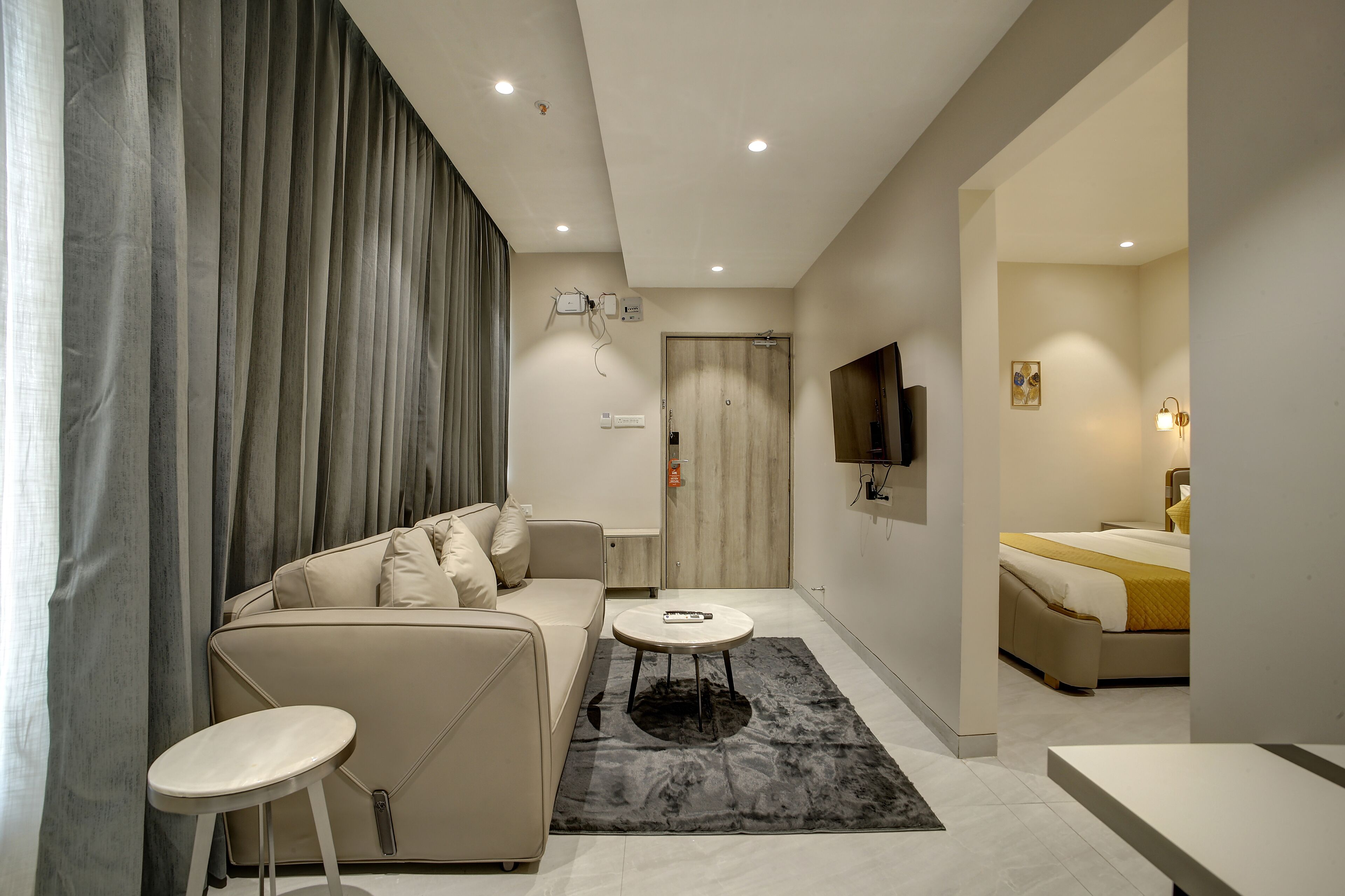 Studiosuite – signature, 1 soverom, balkong, byutsikt | Skrivebord og wi-fi (inkludert)