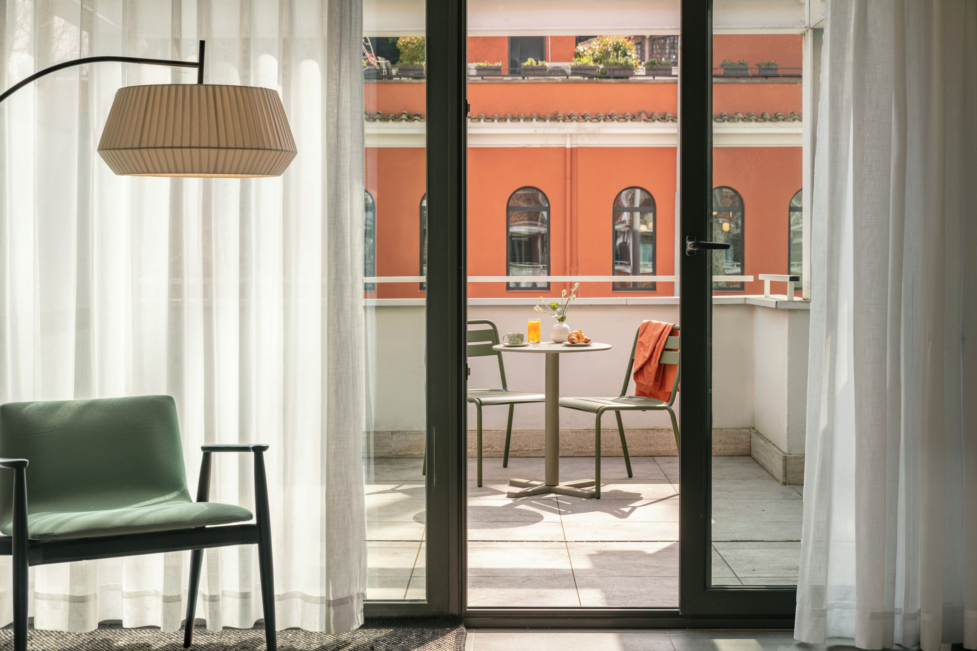 Chambre Double, balcon