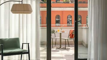 Chambre Double, balcon