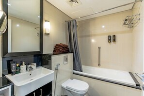 Classic Studio, Balcony, City View | Bathroom - Executive stay with hotel facilities (Dubai)