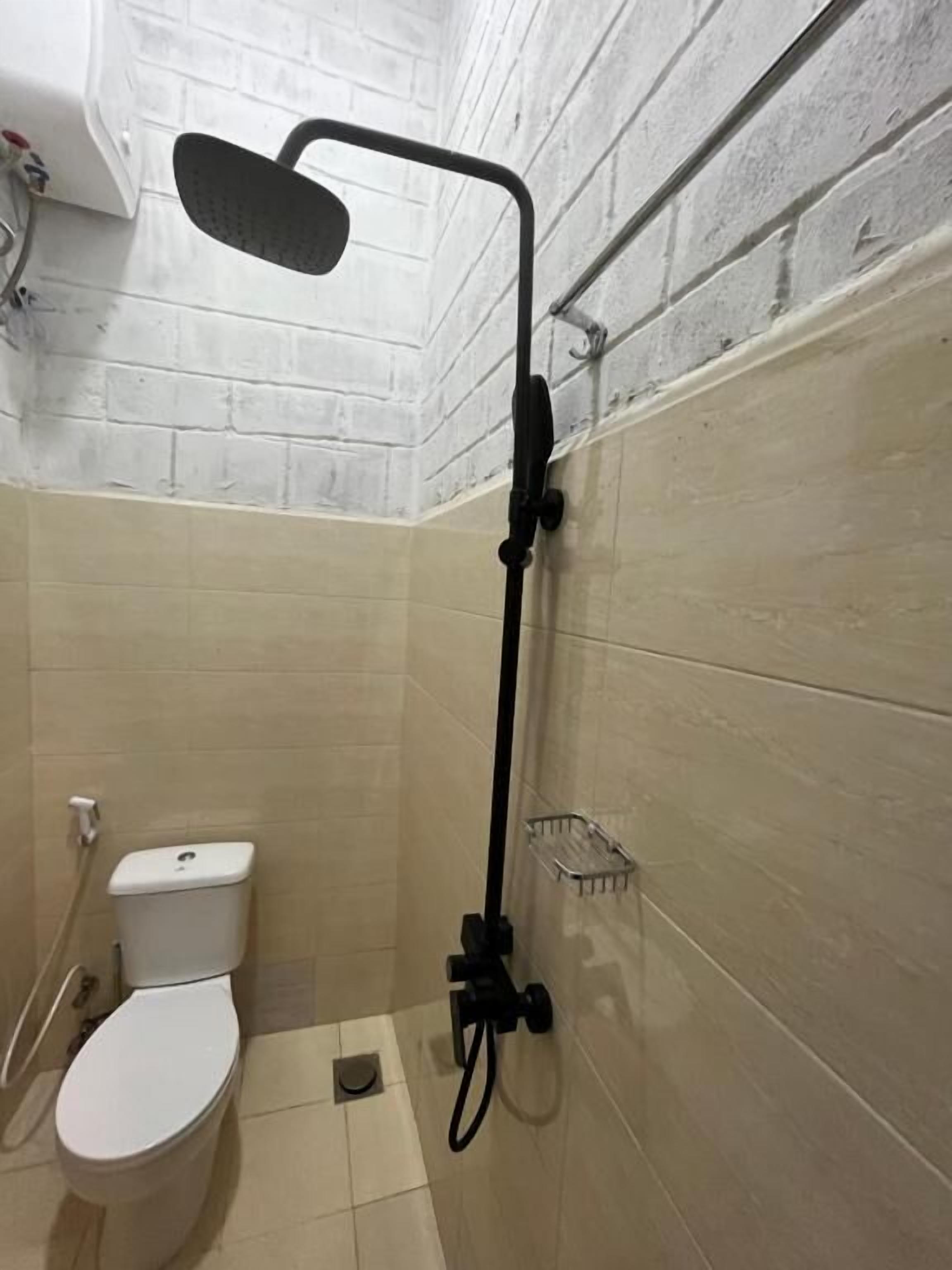 Apartamento, sacada, vista para a montanha | Banheiro | Chuveiro/banheira combinados, produtos de toalete grátis