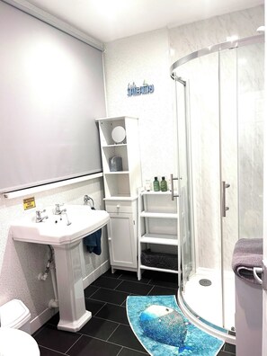 Shower, hair dryer - Seahorse Chalet Sleeps 6 Pets Log Burner Beach (Bridlington)