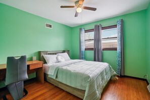 3 dormitorios, escritorio, tabla de planchar con plancha y wifi gratis