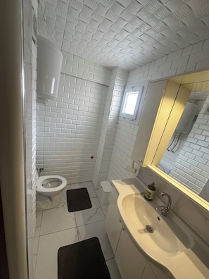 Bathroom - Cozy 1-bedroom apartment in brilliant İzmir with AC (İzmir)