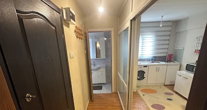 Cozy 1-bedroom apartment in brilliant İzmir with AC