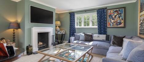 テレビ、暖炉、ステレオ、プリンター