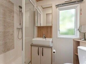 Een douche, een haardroger