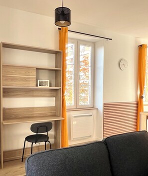 Living area - Superb T2 facing Tête d'Or and Cité internationale (Caluire-et-Cuire)