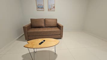 Basic Apartment | Living area | 32-inch Smart TV with digital channels