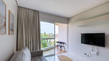 Basic Apartment | Living area | 32-inch Smart TV with digital channels