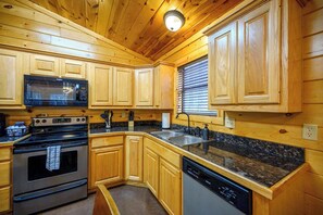 Casa, letti multipli, idromassaggio, vista giardino (Lost Key) | Cucina privata