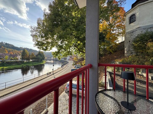 1-bedroom apartment with river view - Greenway Jizera trail, Bohemian Paradise