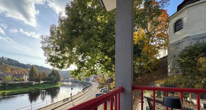 1-bedroom apartment with river view - Greenway Jizera trail, Bohemian Paradise