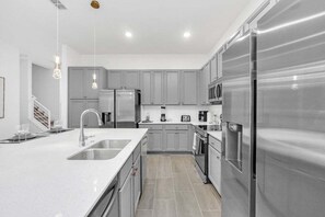 Villa, Multiple Bedrooms | Private kitchen - Super Fun Home For Kids & Families - Private Pool 12 Bedroom Villa (Kissimmee)