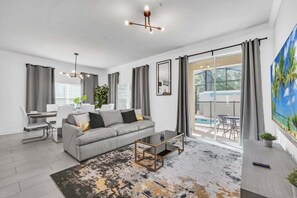 Townhome, 5 Bedrooms | Living area - Luxury, Luxury, Luxury Pool Home! 5 Bedroom Townhouse (Kissimmee)