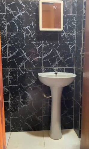 Towels, soap, toilet paper