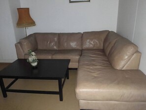 Shared Dormitory, 4 Bedrooms, Smoking, City View | Living area | Books - Room-mountain and Village View (Snæfellsbær)