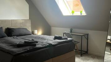 7 bedrooms, iron/ironing board, travel crib, free WiFi