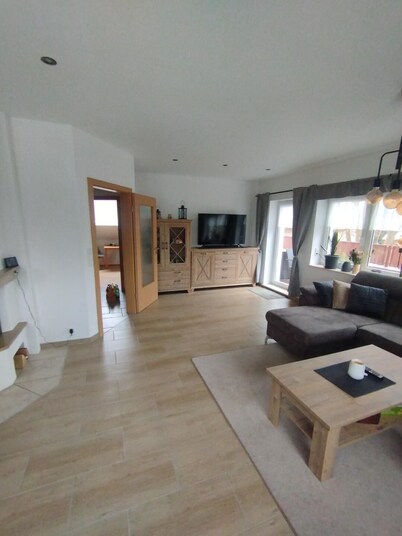 Pension "Alter Konsum" - 2 to max. 10 persons (6 rooms) 27m² sun terrace