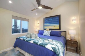 Apartment, 1 King Bed with Sofa bed, Patio, Garden View (Monarch Cove - C) | 1 bedroom, individually decorated, individually furnished - Monarch Cove - Unit C  For 4ppl (Oceanside)