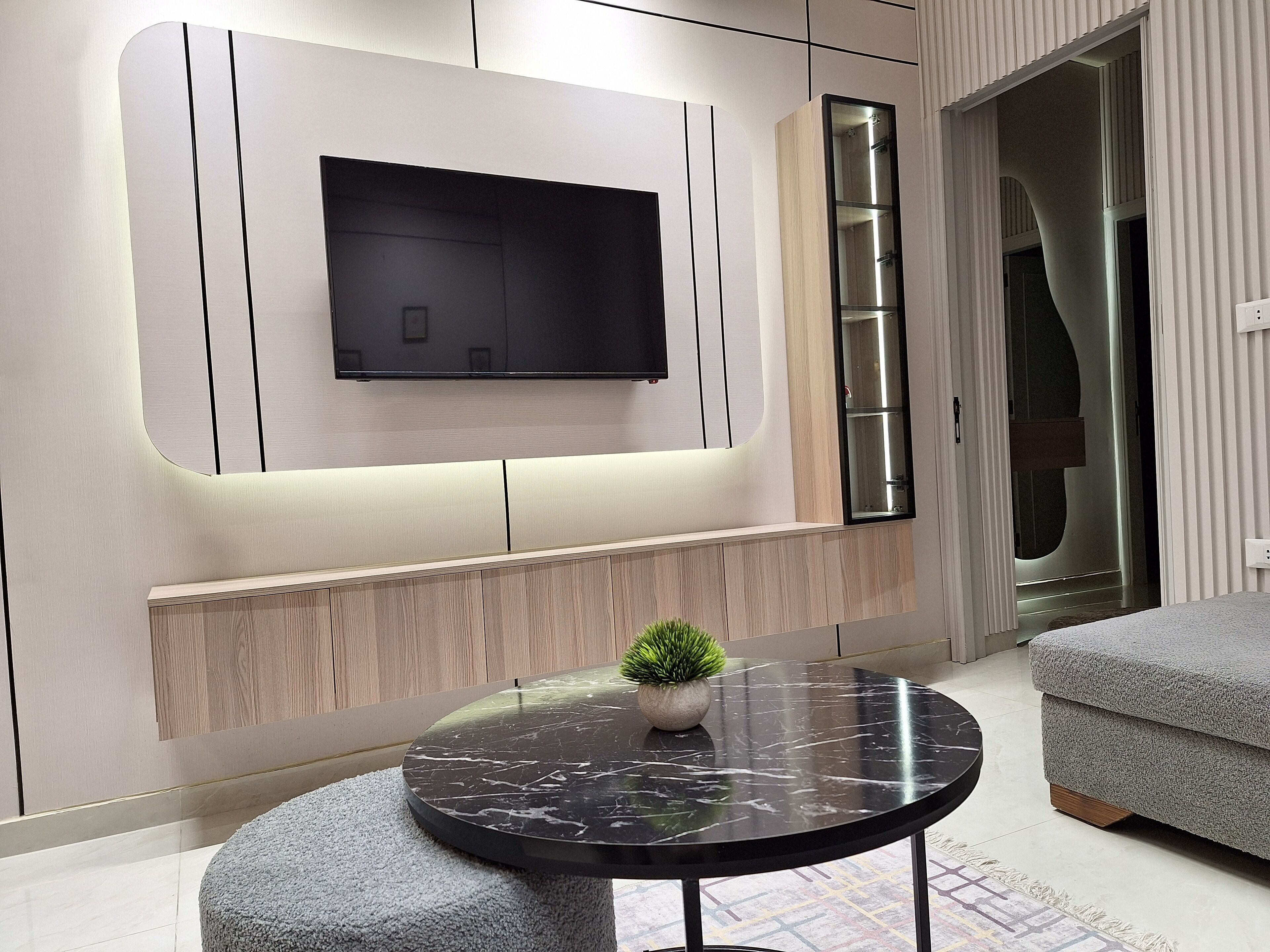 Apartamento, 2 quartos, para fumantes, sacada | Sala de estar