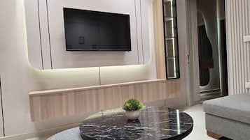 Apartamento, 2 quartos, para fumantes, sacada | Sala de estar