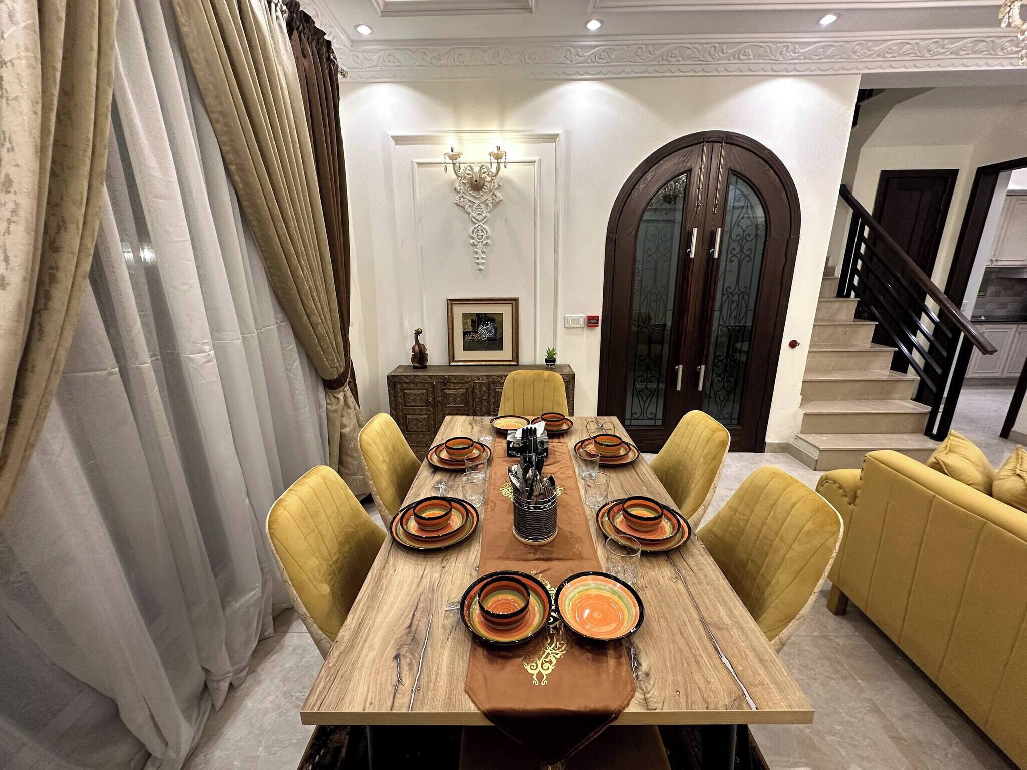 Maison, 3 chambres, accessible aux personnes à mobilité réduite, fumeur | Salle à manger