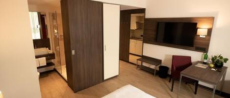 Deluxe Double Room, City View | In-room safe, individually furnished, desk, laptop workspace
