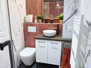 Shower, hair dryer, towels, soap - Reves Paisibles - Rubis - near Orly RER C/D (Choisy-le-Roi)