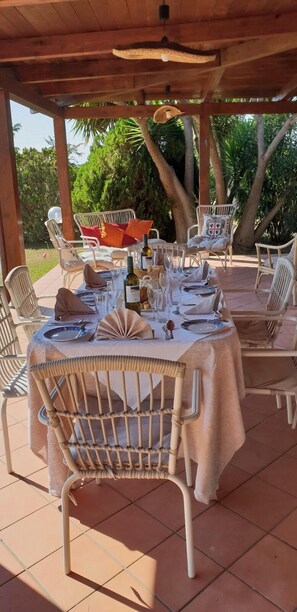 Udendørs spisemuligheder