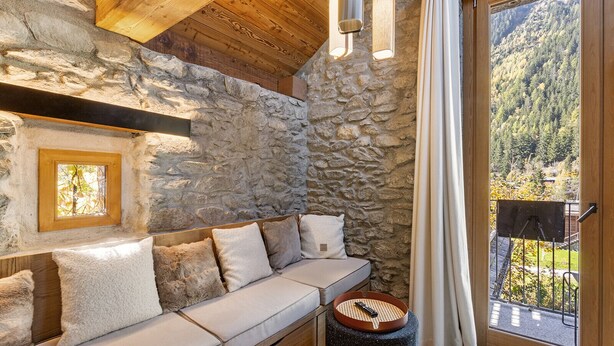 Living area - Mazot de Chosa (Chamonix-Mont-Blanc)