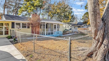 Façana frontal de l'allotjament