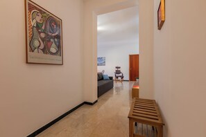 Basic Apartment | Living area | 30-cm TV with digital channels - Bright and Modern Apartment by Wonderful Italy (Turin)
