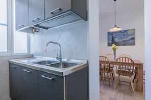 Apartamento básico | Cocina privada | Hervidor eléctrico