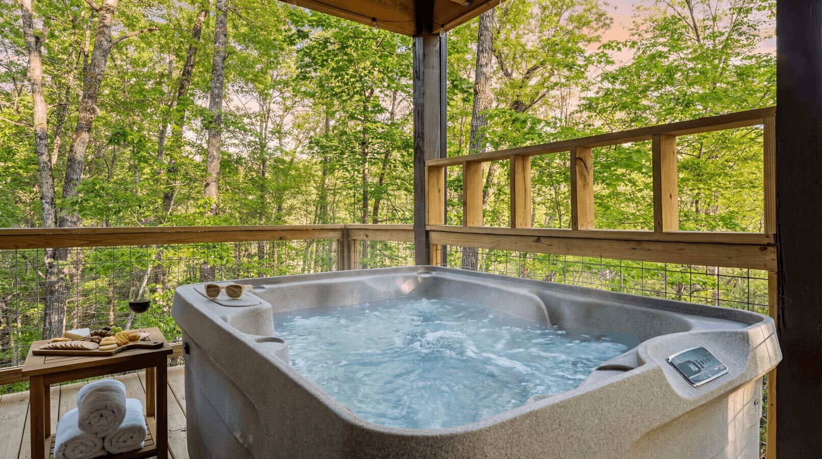 Bain à remous extérieur