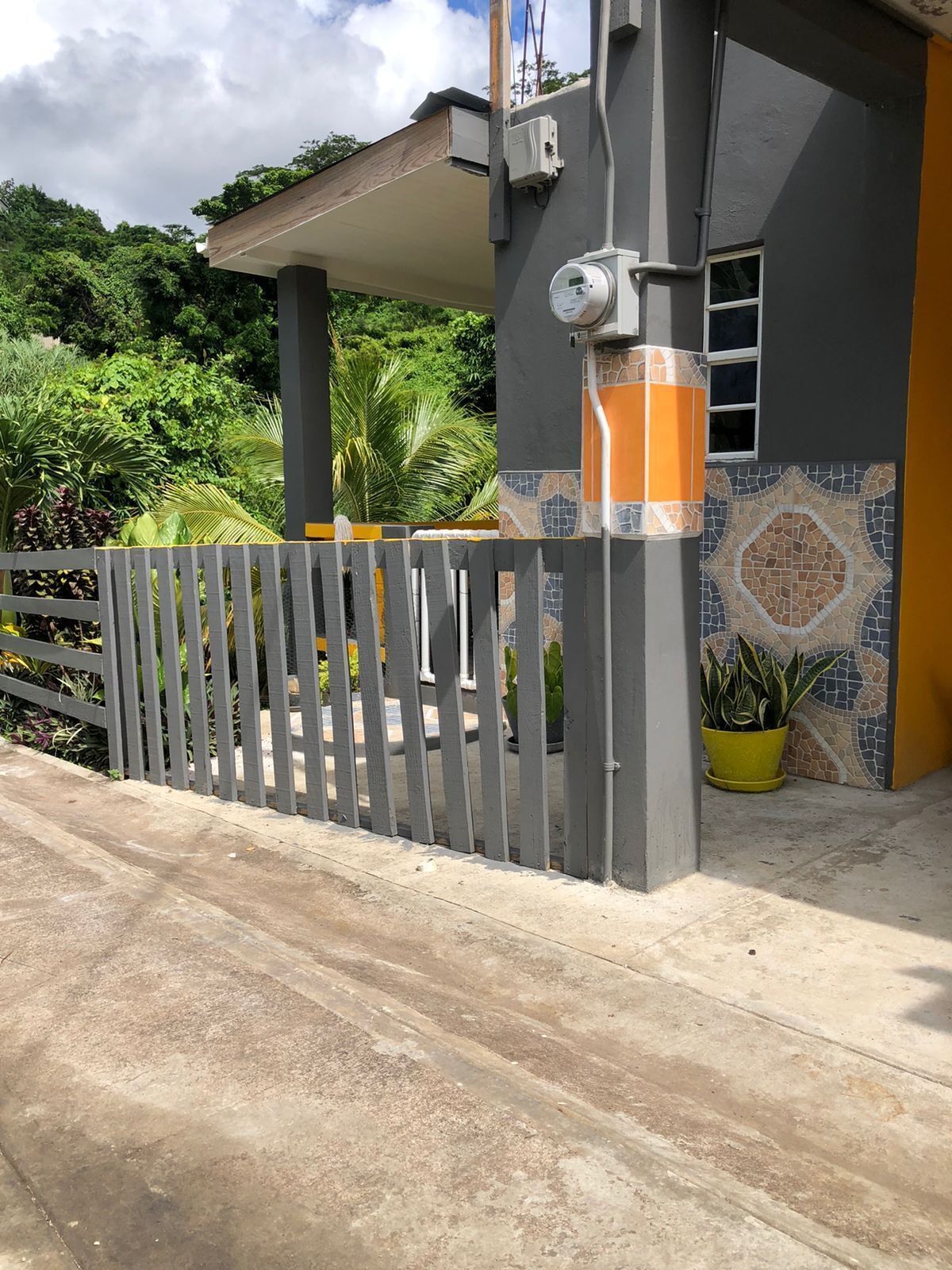 Enceinte de l’hébergement