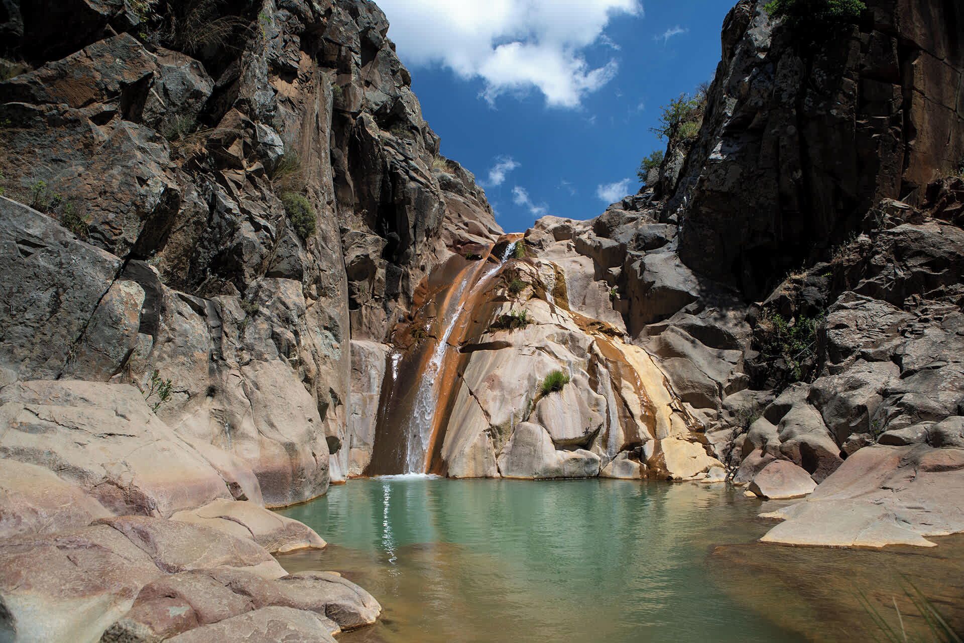 Waterfall of Vathilimno - 4km away from the property